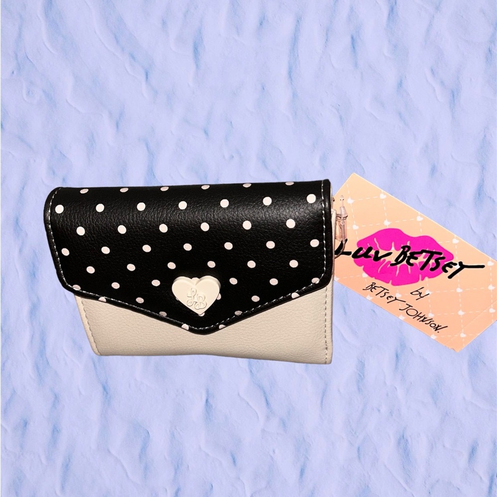 Betsy Johnson tri-fold wallet